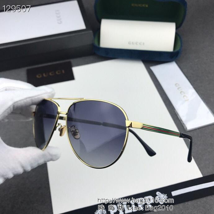 GUCCI古馳 新款 金屬偏光墨鏡 做工精湛 完美品質 實物精緻 超級時尚  lly1474